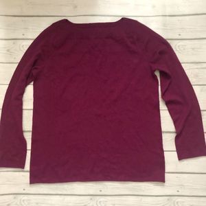GAP plum purple sweater-size small